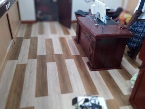 Executive Cork Floor Tiling